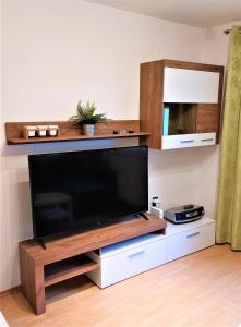 Televízia a/alebo spoločenská miestnosť v ubytovaní "Like a Home" Apartment