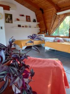 Posezení v ubytování loft interno