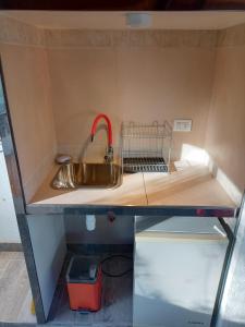 Kuchyň nebo kuchyňský kout v ubytování loft interno