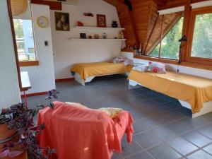 Postel nebo postele na pokoji v ubytování loft interno