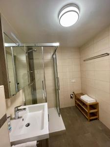 Kúpeľňa v ubytovaní Hofgartnerhof