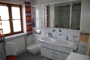 Koupelna v ubytování Pension Agathe