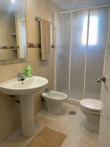 Łazienka w obiekcie Apartamento Veracruz - Primera Linea de Playa