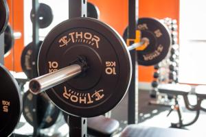 Fitness centrum a/nebo fitness zařízení v ubytování Motel L Lund