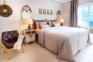 Posteľ alebo postele v izbe v ubytovaní Ocean View 3Bdr Balcon Atlantico