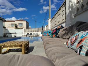 Posezení v ubytování 398-casa con piscina privada