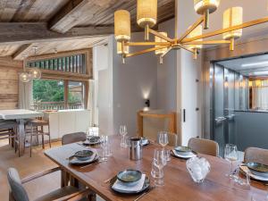 Restaurant o iba pang lugar na makakainan sa Appartement Megève, 5 pièces, 10 personnes - FR-1-569-56