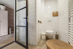 Koupelna v ubytování Knus appartement in sneek