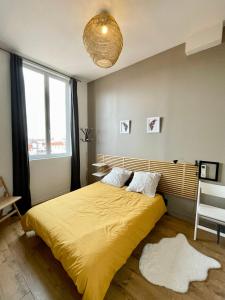 Posteľ alebo postele v izbe v ubytovaní unique! Maison sur 1 toit avec vue extraordinaire!
