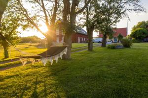 En trädgård utanför Halmstad Gårdshotell