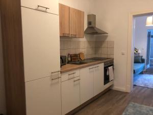 Köök või kööginurk majutusasutuses Schöne FeWo im Zentrum von Wismar
