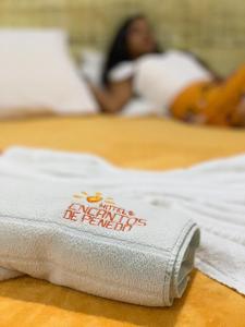 Postel nebo postele na pokoji v ubytování Hotel Encantos de Penedo Alagoas