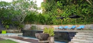 Jardí fora de JavaCove Beach Hotel