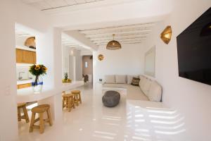 Χώρος καθιστικού στο Villa Costa by Whitelist Mykonos