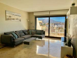 A seating area at SEA & CASTILLO VIEW
