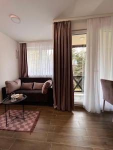 אזור ישיבה ב-Apartmani Divila