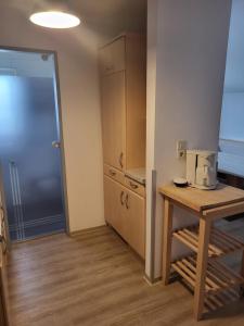 Kuchyň nebo kuchyňský kout v ubytování Haus Ortsblick