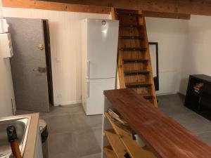 Kuchyňa alebo kuchynka v ubytovaní Superbe duplex vue montagne.