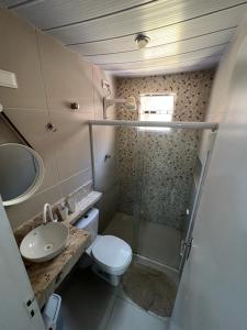 Et badeværelse på Hospedagem em Porto de Galinhas - Pertinho do Mar