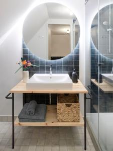 Koupelna v ubytování Gasthof Strietholt