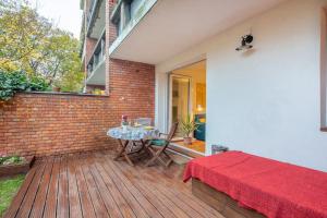 Balkón nebo terasa v ubytování Cozy Apartment with Garden in the Castle District