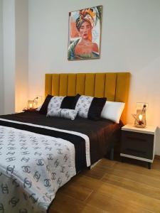 Postel nebo postele na pokoji v ubytování La Sal LUX Studio 1