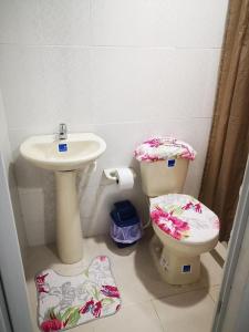 Vonios kambarys apgyvendinimo įstaigoje Hospedaje Setel
