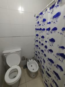 Ванная комната в Departamento La Sureña