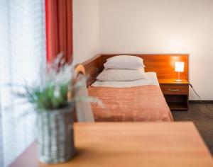 Łóżko lub łóżka w pokoju w obiekcie Wołosań B&B