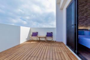 Uma varanda ou terraço em Huayu Homestay