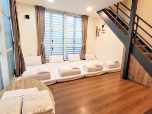 Ruang duduk di Yuzhou Garden B&B