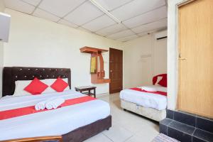 Jerteh Hotel, Terengganu客房内的一张或多张床位
