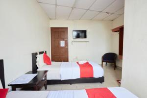 Jerteh Hotel, Terengganu客房内的一张或多张床位