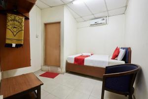 Jerteh Hotel, Terengganu客房内的一张或多张床位