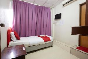 Jerteh Hotel, Terengganu客房内的一张或多张床位