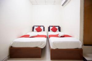 Jerteh Hotel, Terengganu客房内的一张或多张床位