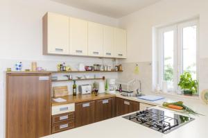 Kuchyňa alebo kuchynka v ubytovaní Medi Apartment