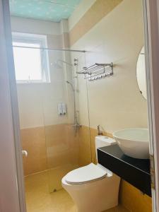 Koupelna v ubytování Bình Dương Đà Lạt Hotel