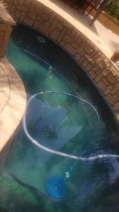a pool of water with a hose in it at Lala Nathi in Midrand