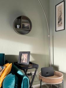 Posezení v ubytování #1 Studioapartment mit Loreleyblick direkt an der schönsten Etappe des Rheinsteigs