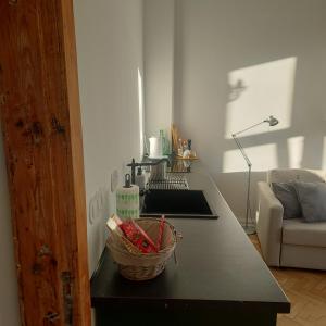 Posedenie v ubytovaní Apartament w kamienicy w sercu miasta Szczecin Wały Chrobrego