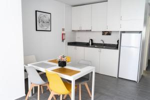 Dapur atau dapur kecil di Almada Downtown 104