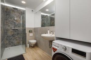Kúpeľňa v ubytovaní Green Square Apartments Świnoujście by Noclegi Renters