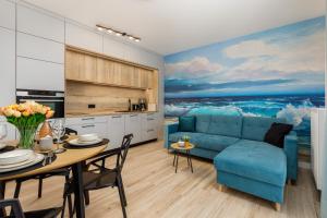 Posedenie v ubytovaní Green Square Apartments Świnoujście by Noclegi Renters