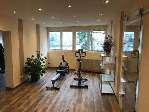 Fitness centrum a/nebo fitness zařízení v ubytování Hotel Waldachtal