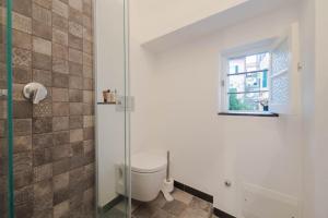 A bathroom at Sea View, in the old town Santo Stefano Al Mare