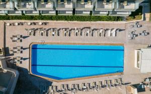 an overhead view of a swimming pool at a resort at Karras Grande Resort in Tsilivi