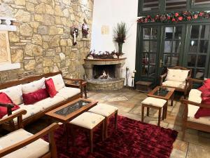 A seating area at Artemis Hotel
