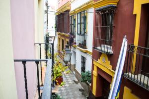 Balkón alebo terasa v ubytovaní Un Patio en Santa Cruz