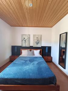 Postel nebo postele na pokoji v ubytování Montes da Salvada